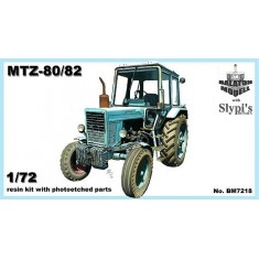 1/72 MTZ-80/82 Cube Cab Belarus Tractor Resin kit (Length: 5cm)