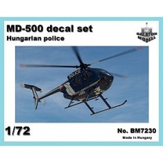 1/72 Hungarian MD-500 Police Hun Markings Decal for AZ Model