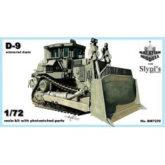 1/72 D-9R Armoured Dozer Army Resin kit (Length: 11cm)
