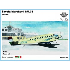 1/72 Savoia Marchetti S.M.75 Airliner Resin kit (Length: 30cm)