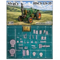 1/35 HSCS GS-35 Tractor with Rubber-Tyred Wheels (Resin Kit)
