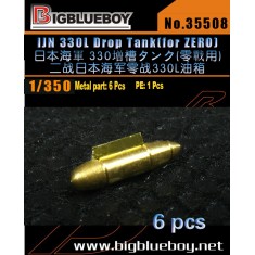 1/350 IJN Zero 330L Drop Tank for Zero (6pcs)