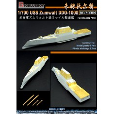 1/700 USS Zumwalt DDG-1000 Detail Set for Dragon kit #7141