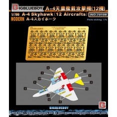 1/700 Douglas A-4 Skyhawk Detail Set (for 12 aircrafts)