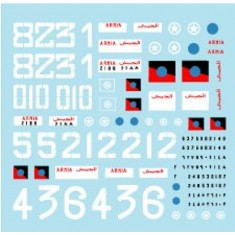 1/35 African Wars #1 - Somalia T-34-85M, T-54A(M), T-55A and BTR-60PB Markings