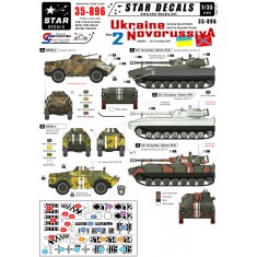 1/35 Ukraine/Novorossiya Part 2 Decals for BRDM-2/2S1 Gvozdika SPG