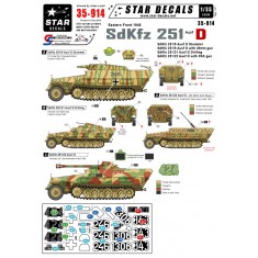 1/35 SdKfz 251 Ausf D Eastern Front 1945 Decals 