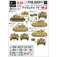 Decals for 1/35 PzKpfw.IV Ausf.H/Ausf.J - SS-Pz.Reg.12, 12.Pz.Div. Hitlerjugend 1944