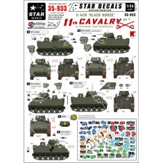 Decals for 1/35 11th Cavalry in Vietnam/Cambodia Part1 - M113 ACAV 