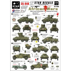 1/35 Modern African Wars Decals #3 for Mercs and Commandos in Katanga and Congo