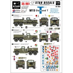 1/35 M19 Diamond Tank Transporter Decals Part3 for British Units in NW Europe