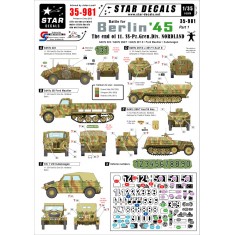 Decals for 1/35 Berlin "The End of SS-Nordland" 11. Freiwillige SS-Pz.Gren. Div. Nordland