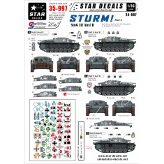 1/35 Sturm Decals #3 for StuG.III Ausf.B (StuG.Abt 182/185/210...)1941-42 Eastern Front