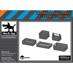 1/35 Wooden Boxes (10pcs)