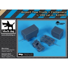 1/200 Airport Tow Truck and Containers