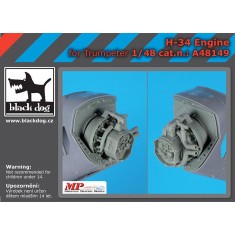 1/48 Sikorsky H-34 Engine for Trumpeter kits