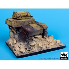 1/35 Destroyed PzKpfw II Diorama Base