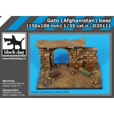 1/35 Gate (Afghanistan) Diorama Base (150 x 100mm)