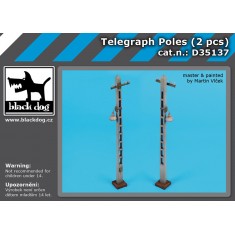 1/35 Telegraph Poles (2pcs)