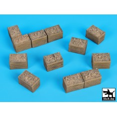 1/72 Sandbag Armoured Wall (HESCO) No.2