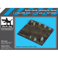 1/72 Anti-tank Obstacle Base (120mm x 100mm)