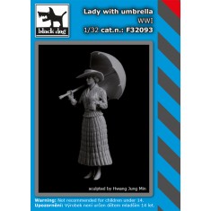 1/32 WWI Lady with Umbrella
