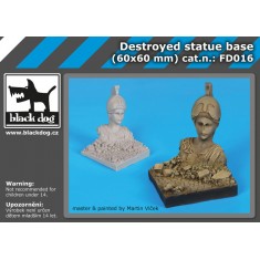 Destroyed Statue Base (60 x 60mm)