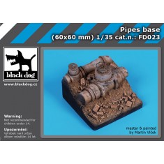 1/35 Pipes Base (60x60 mm)
