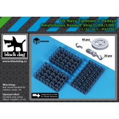 1/32 US Navy Tiedown and Padeye for Amphibious Assault Ship (LHA/LHD)