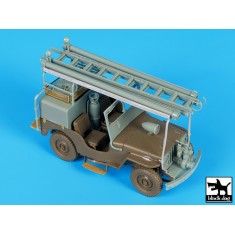 1/35 Jeep Willys CJ2A Fire Truck Conversion Set for Tamiya kit