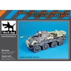 1/35 Sd Kfz 234/2 Puma Stowage Set set for Italeri kits