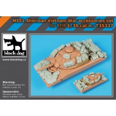 1/35 Vietnam War M551 Sheridan Accessories Set for Rye Field Model