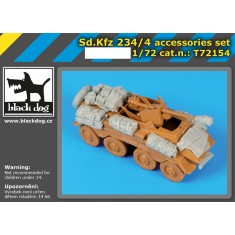 1/72 SdKfz 234/4 Accessories Set for Italeri kits