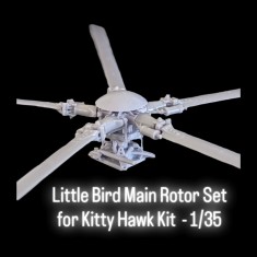 1/35 Little Bird Main Rotor Set for Kitty Hawk Kit