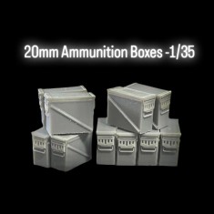 1/35 20mm Ammunition Boxes (10pcs)