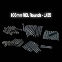 1/35 106mm RCL Rounds Kit