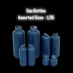 1/35 Gas Bottles (4 sizes, 2of each, total 8pcs)