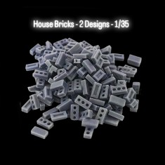 1/35 House Bricks (50 Solid, 50 Core)