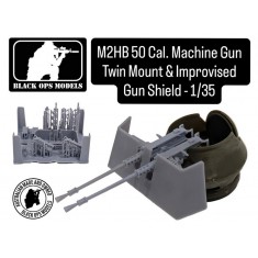 1/35 M113 Gun Shield Improvised Twin .50 Cal (Left / Right Feed)