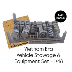 1/48 Vietnam Era Vehicle Stowage & Equipment Set