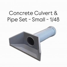 1/48 Concrete Culvert & Pipe Set - Small