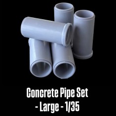1/48 Concrete Pipe Set - Large