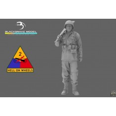 1/16 WWII US 2nd Armored Division Infantry Soldier #05