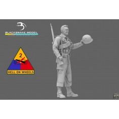 1/16 WWII US 2nd Armored Division Infantry Sniper #07