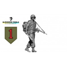1/16 Vietnam US 1st Infantry Division Big Red One Soldier #01