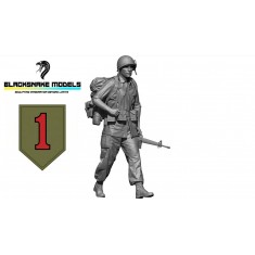 1/16 Vietnam US 1st Infantry Division Big Red One Soldier #02