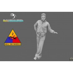 1/16 WWII US 2nd Armored Division Tank Crewman #06