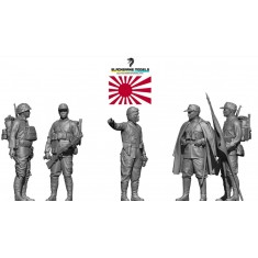 1/16 WWII Imperial Japanese Pacific Front Set (5 Figures)