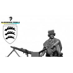 1/16 WWII German Panzergrenadier MG42 Gunner #09