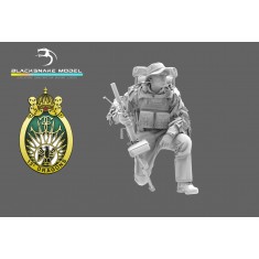 1/16 Modern French 13th RDP Special Forces Minimi Gunner #06